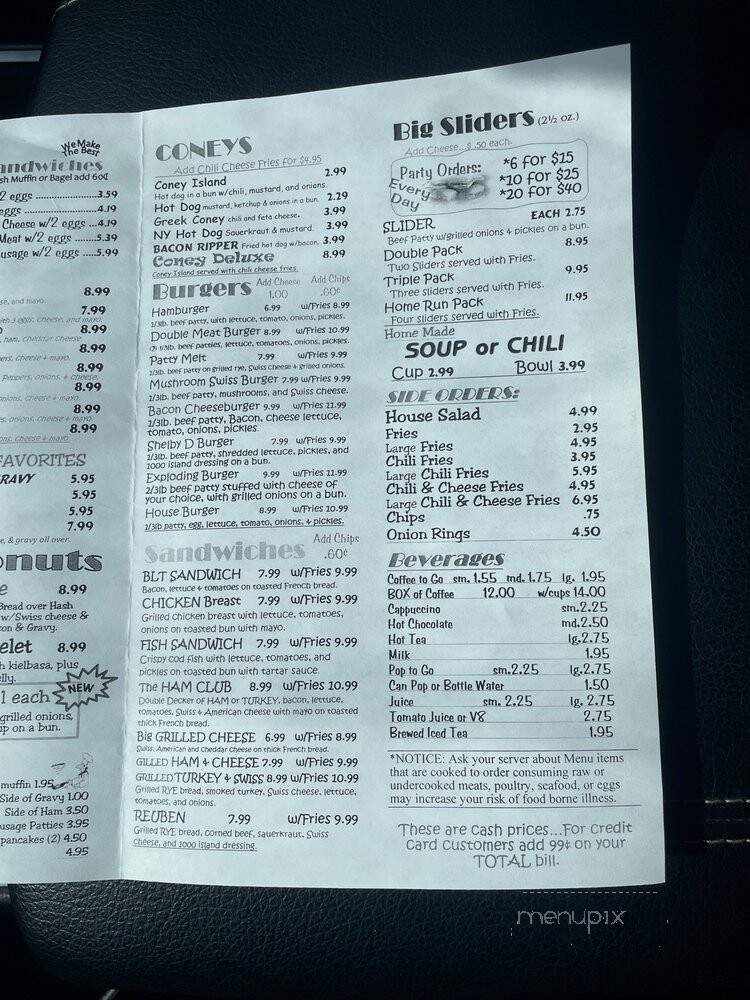 Shelby Donuts - Shelby Township, MI menu_pic