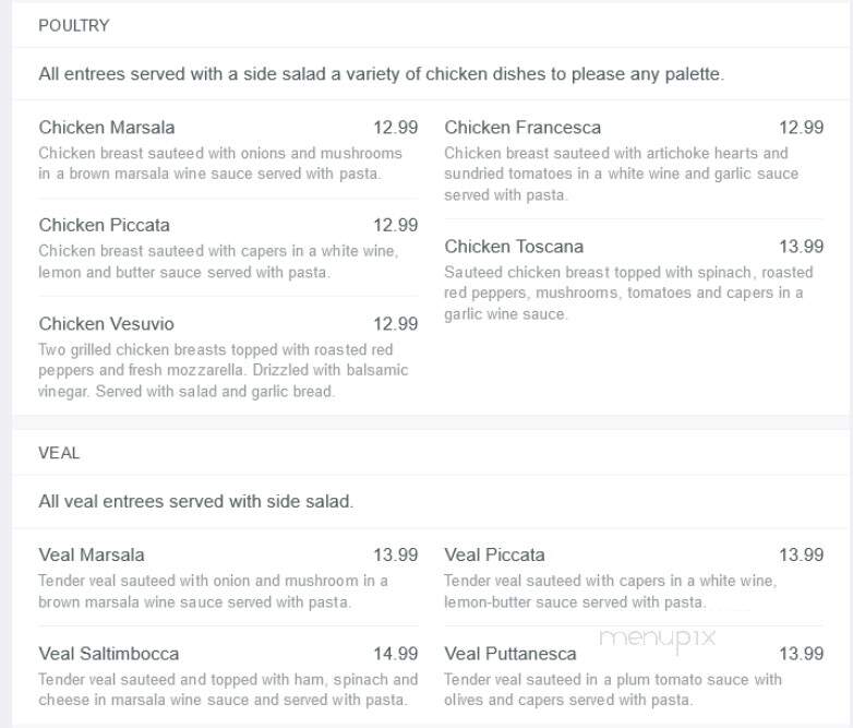 Ferraro's Pizza - Bradenton, FL menu_pic