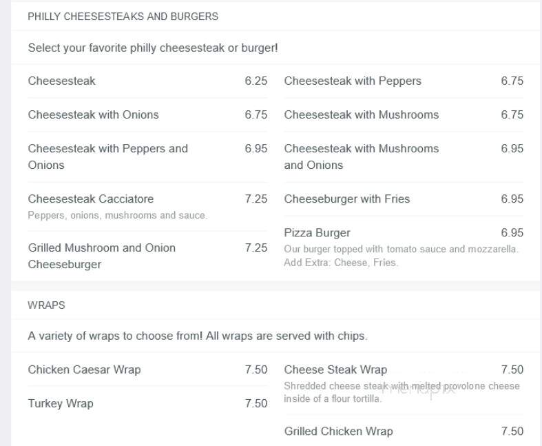 Ferraro's Pizza - Bradenton, FL menu_pic