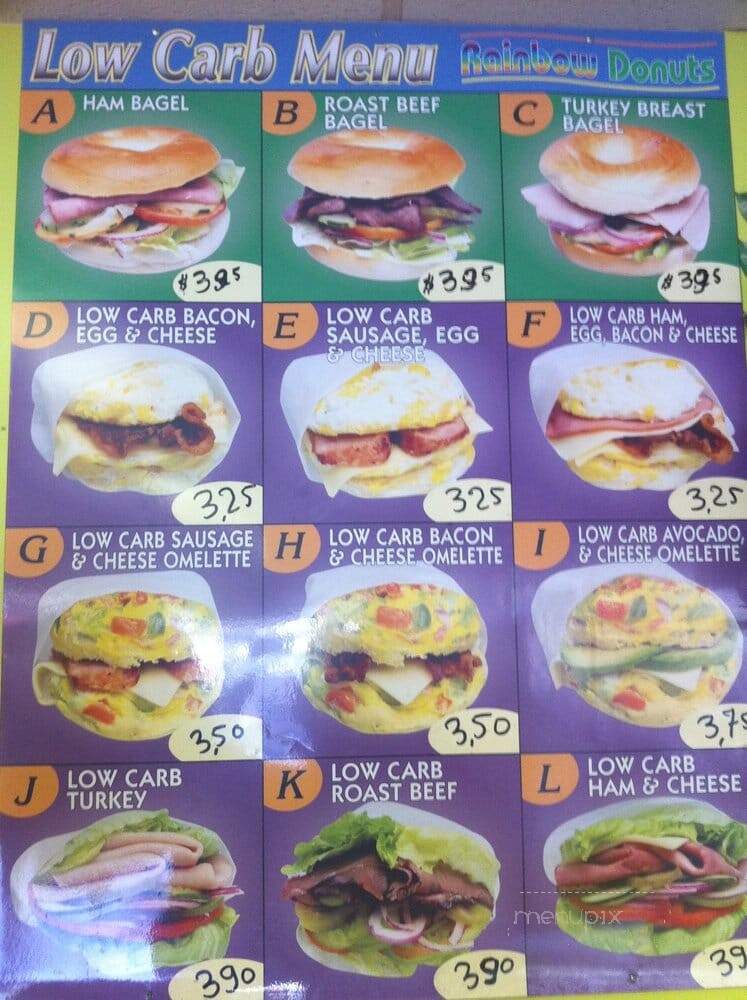 Rainbow Donuts - Gardena, CA menu_pic