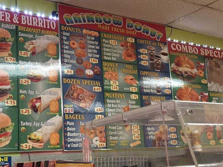 Rainbow Donuts - Gardena, CA menu_pic