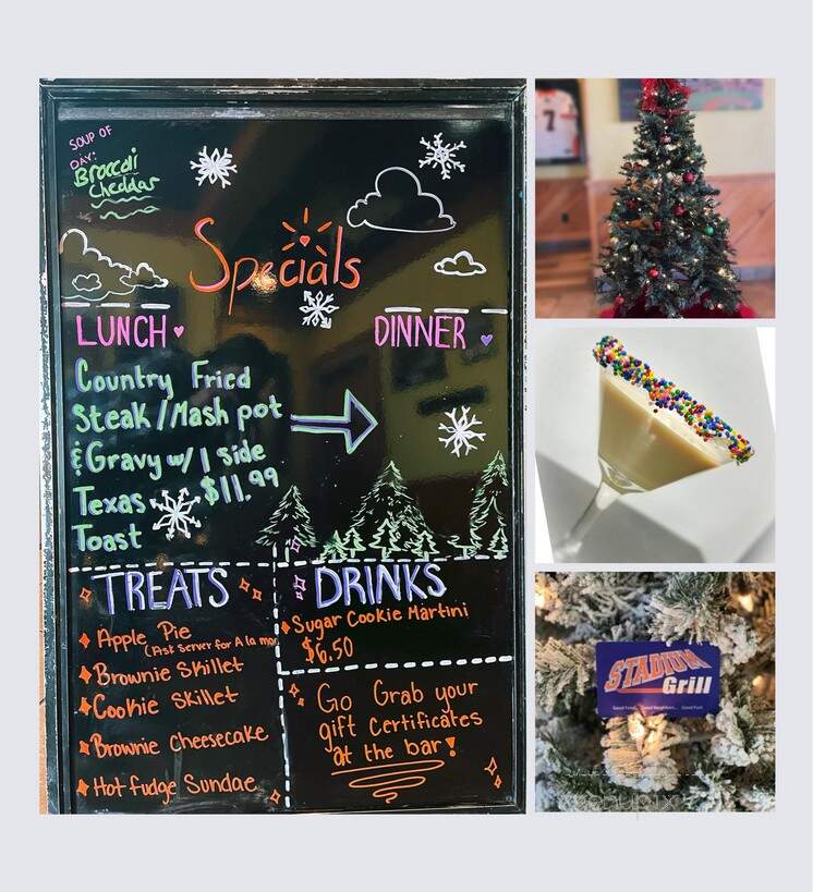 Stadium Grill - Mattoon, IL menu_pic