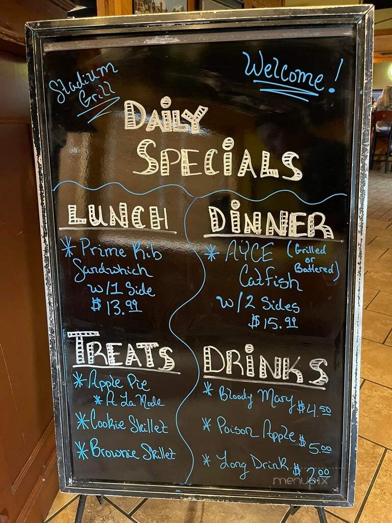 Stadium Grill - Mattoon, IL menu_pic