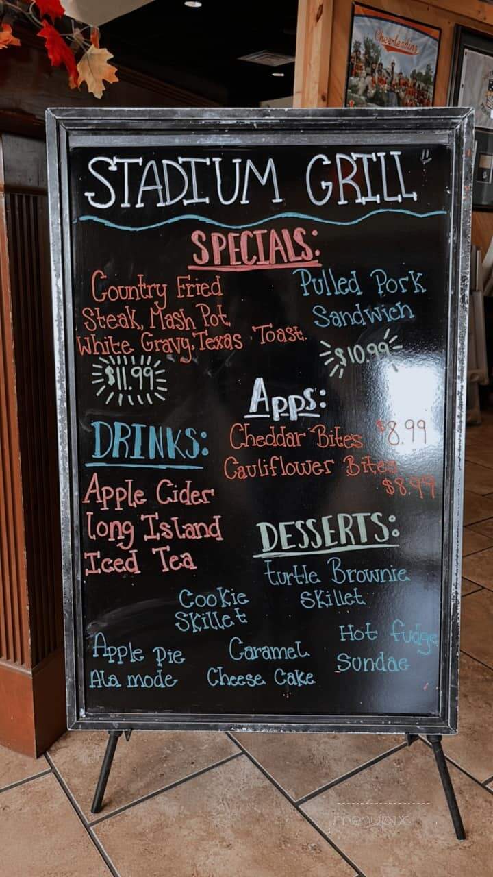 Stadium Grill - Mattoon, IL menu_pic