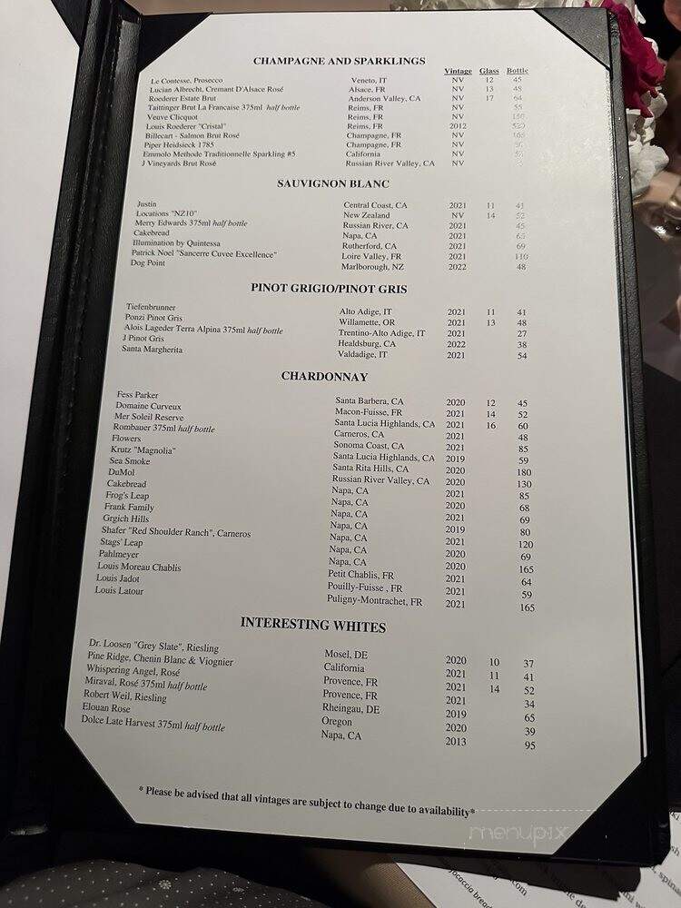Restaurant Paradis - Panama City, FL menu_pic