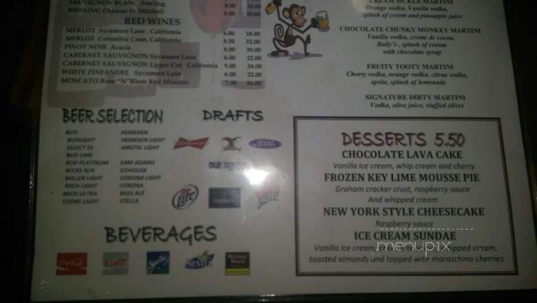 Brass Monkey - Lake Worth, FL menu_pic