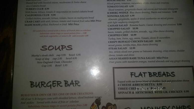 Brass Monkey - Lake Worth, FL menu_pic