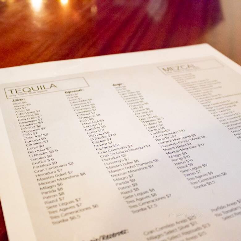 Rio Tomatlan - Canandaigua, NY menu_pic