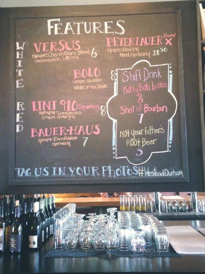 West End Wine Bar - Durham, NC