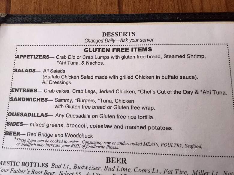 Dead End Saloon' - Southport, NC menu_pic