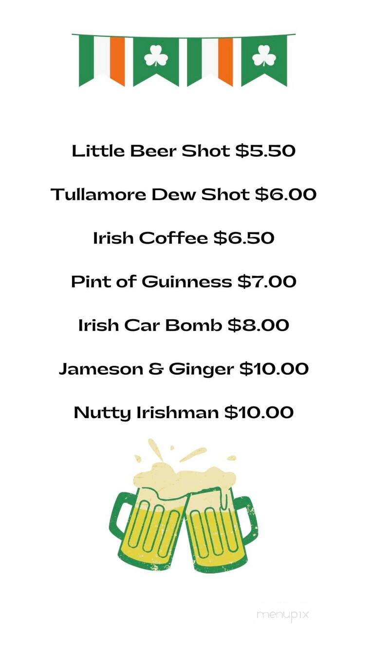 Lenape Lodge - Newton, NJ menu_pic