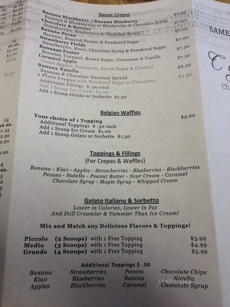 Cafe Flora - Cherry Hill, NJ menu_pic