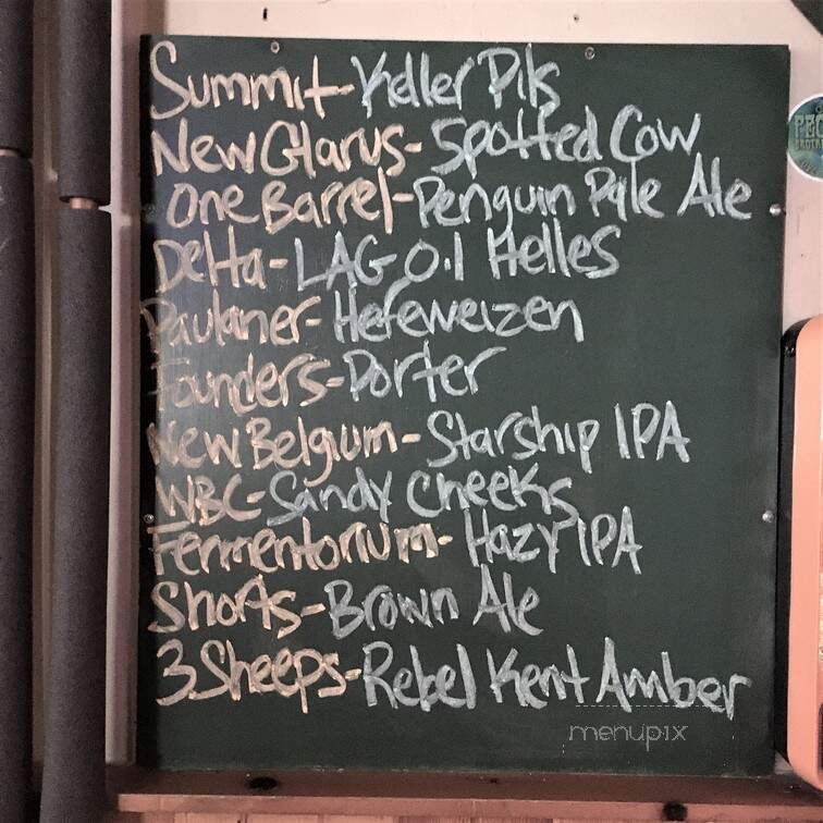Up North - Madison, WI menu_pic