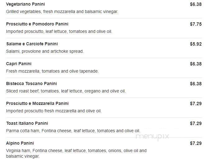 Montalbano's - Staten Island, NY menu_pic