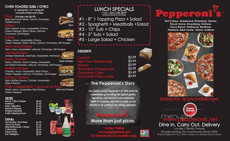 Pepperoni's Pizza - Rosenberg, TX