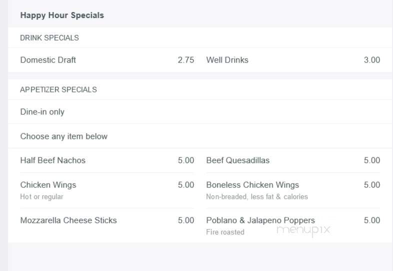 Babalouies - Bonney Lake, WA menu_pic