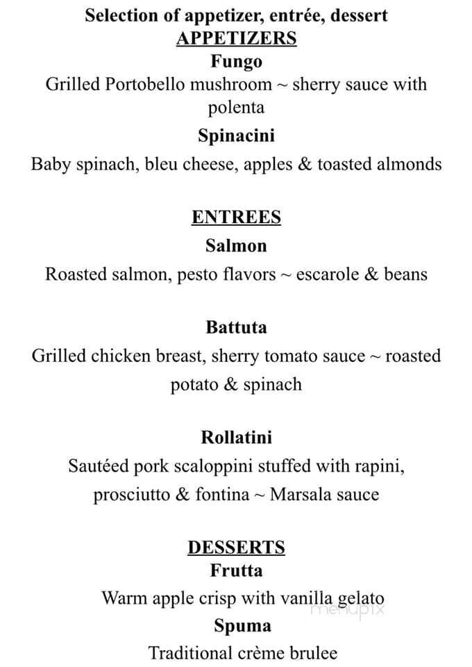 Radice - Blue Bell, PA menu_pic