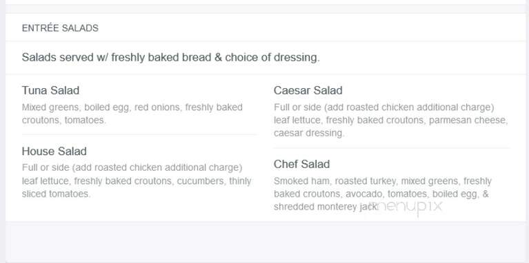 Blue Frog Bakery - Orange, CA menu_pic