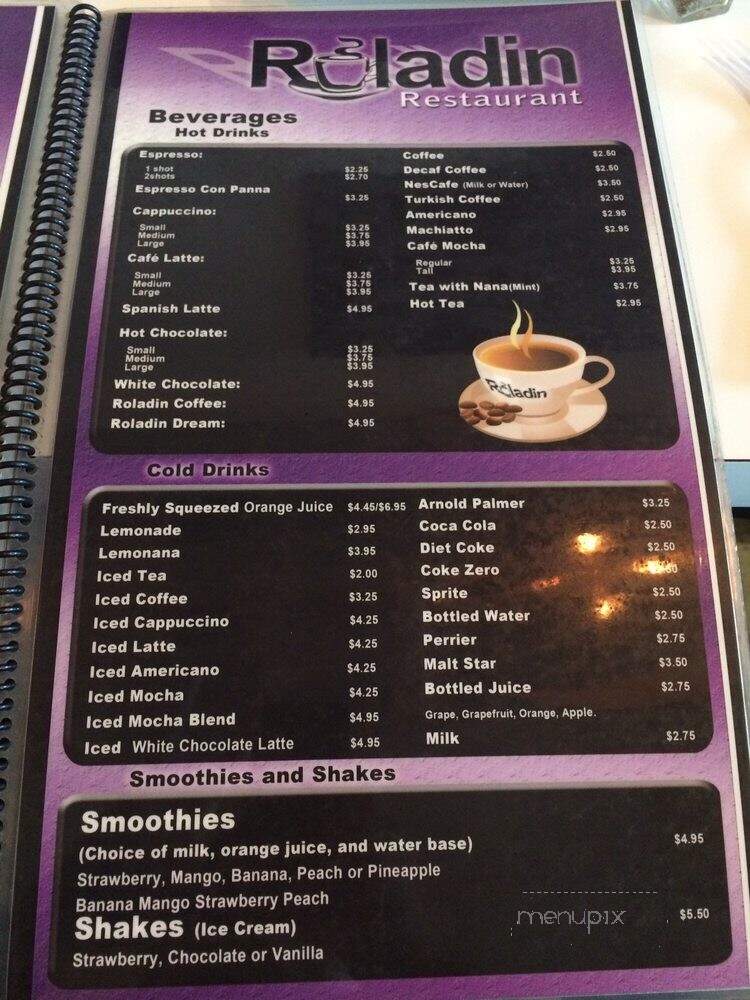 Roladin - Reseda, CA menu_pic