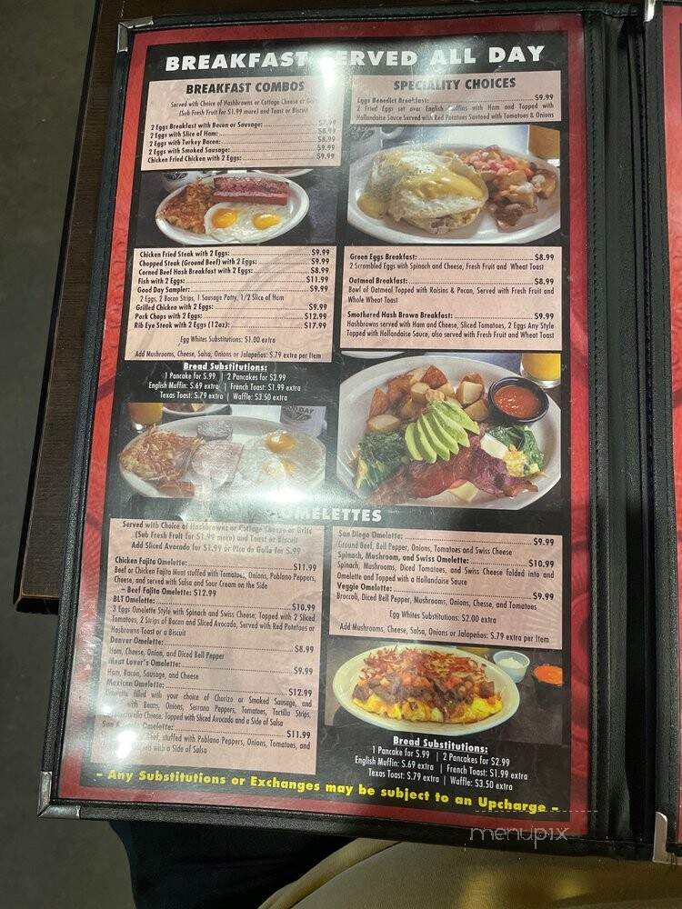 Good Day Cafe - Grand Prairie, TX menu_pic