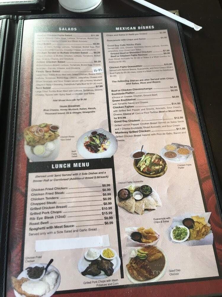 Good Day Cafe - Grand Prairie, TX menu_pic