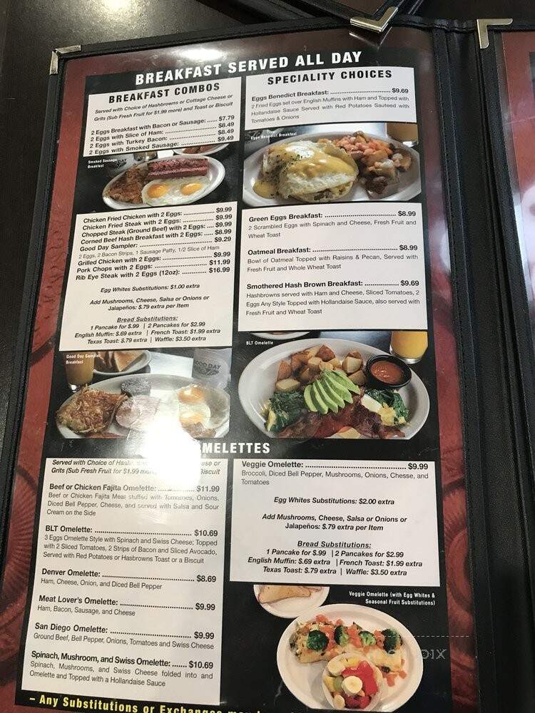 Good Day Cafe - Grand Prairie, TX menu_pic
