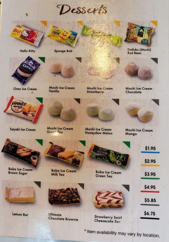 Genki Sushi - Ewa Beach, HI menu_pic