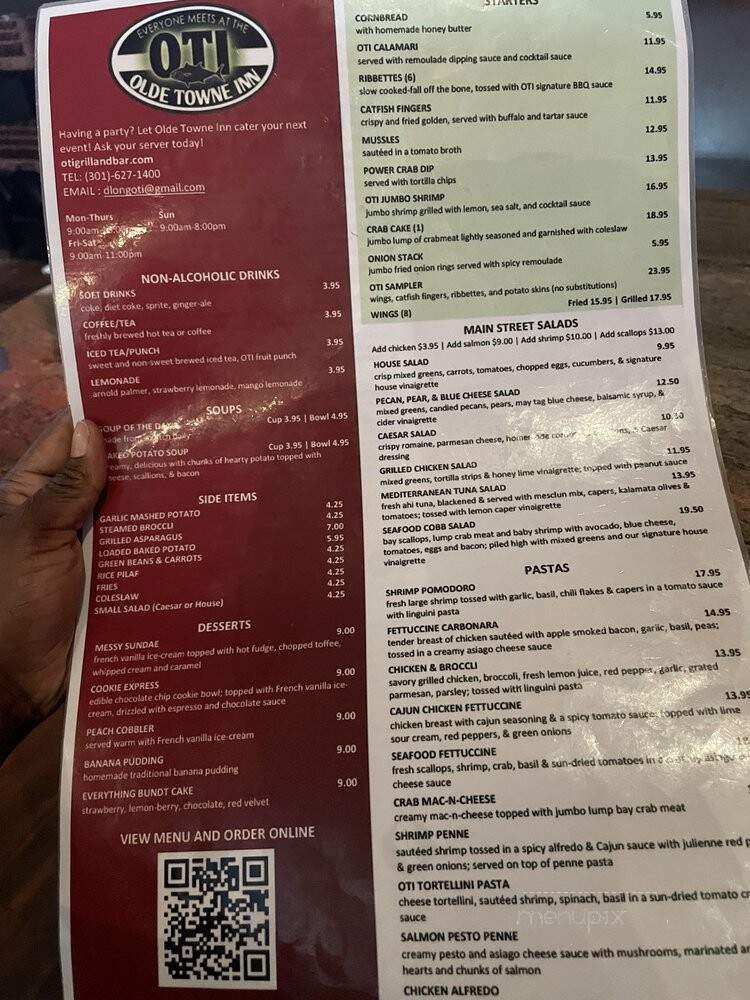 Old Towne Inn - Upper Marlboro, MD menu_pic