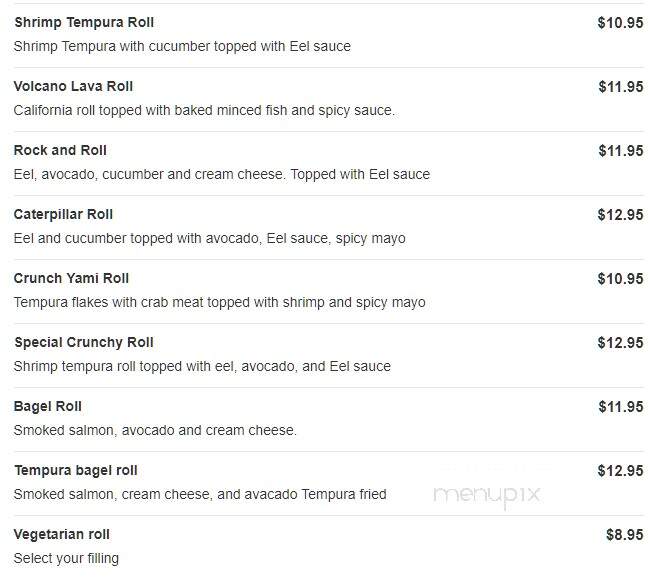 Rice Chinese and Sushi Restaurant - Canton, GA menu_pic