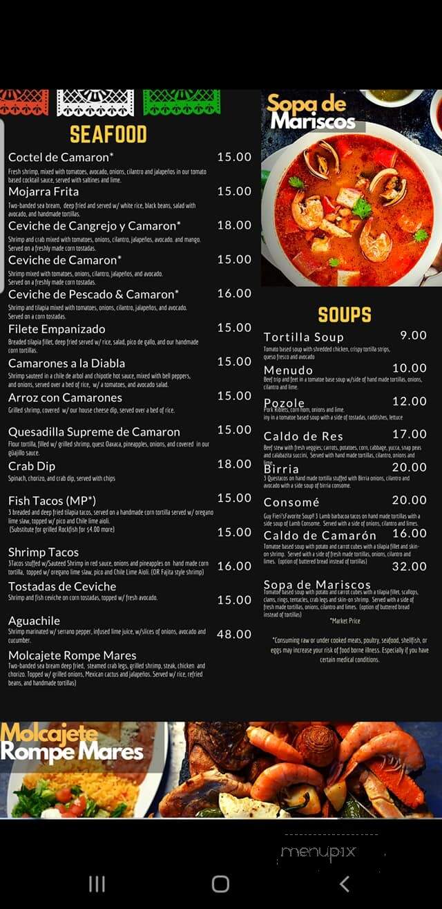 Jessy's Taqueria - Norfolk, VA menu_pic