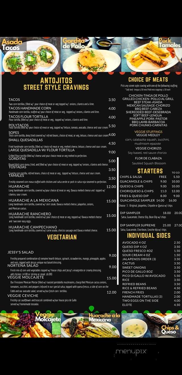 Jessy's Taqueria - Norfolk, VA menu_pic