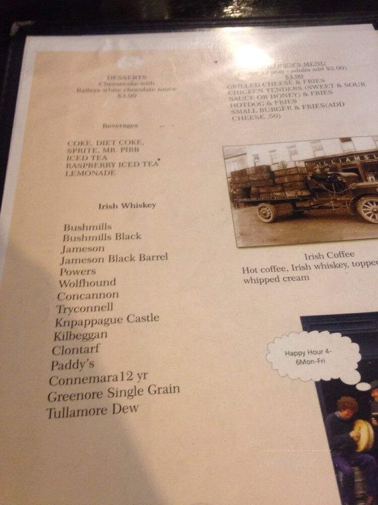Sean O'Casey's - Omaha, NE menu_pic
