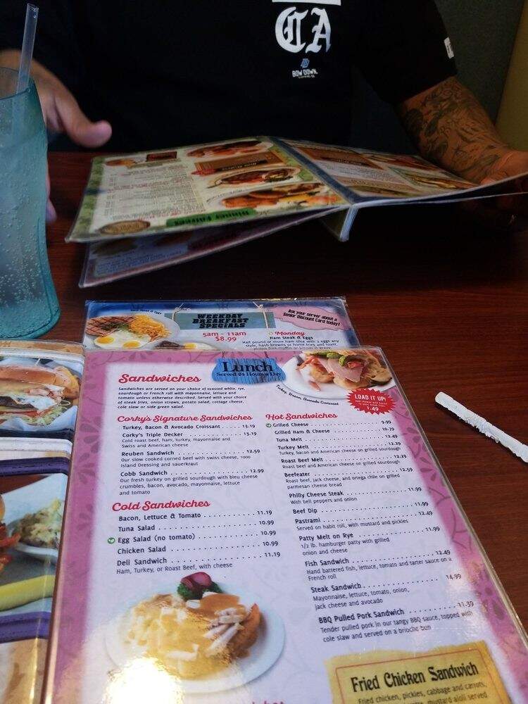 Corkys Kitchen and Bakery - Ladera Ranch, CA menu_pic