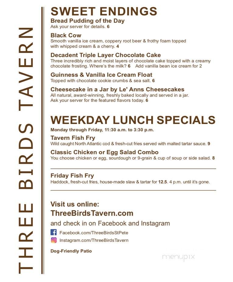 Three Birds Tavern - St Petersburg, FL