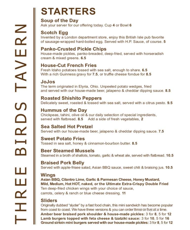 Three Birds Tavern - St Petersburg, FL