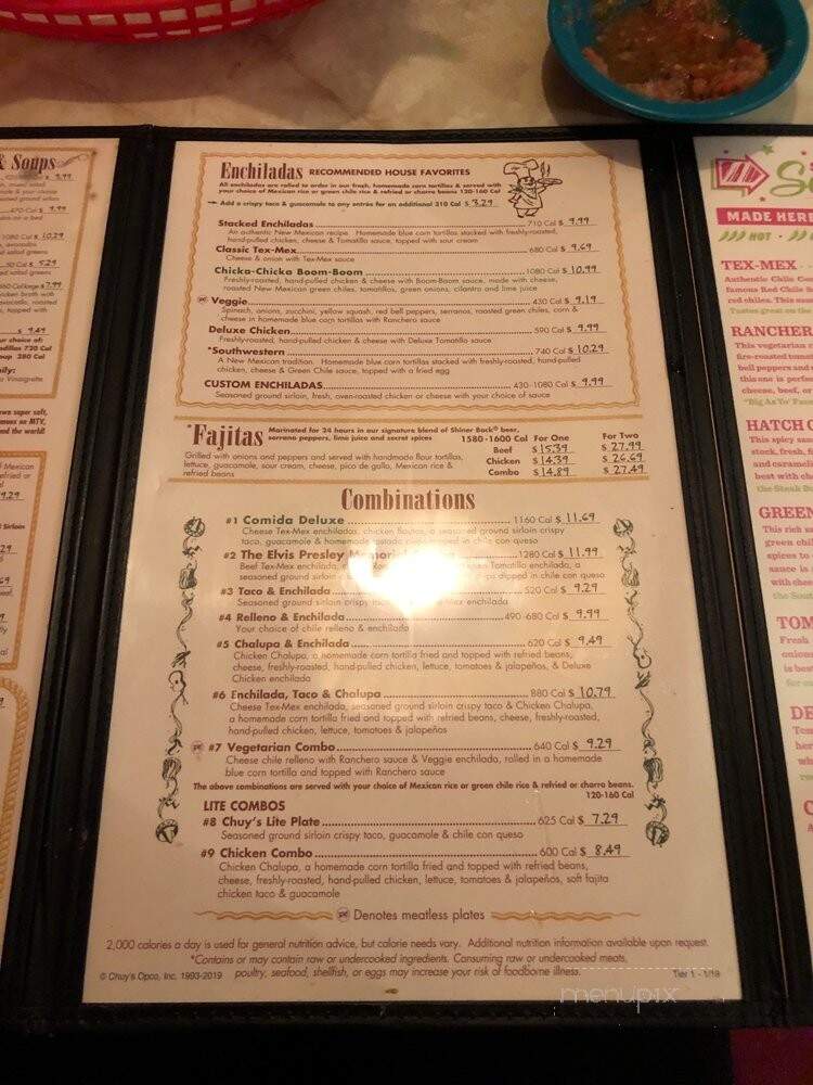 Chuy's - Selma, TX menu_pic