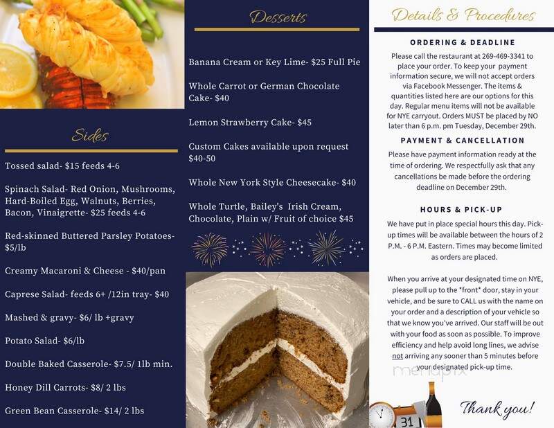 Skip's Restaurant & Antique - New Buffalo, MI menu_pic