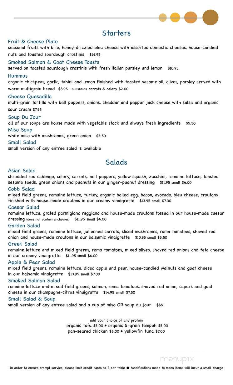 Toad Hollow Cafe - Covington, LA menu_pic
