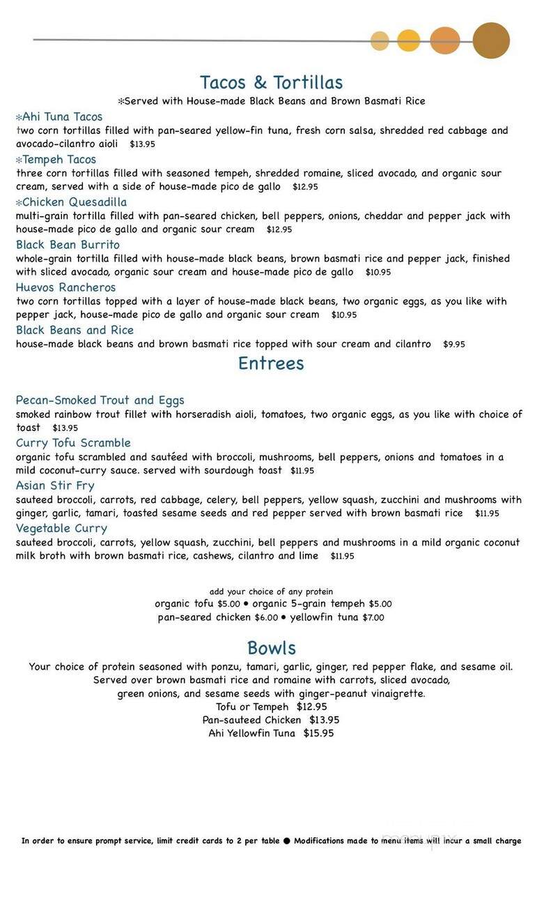 Toad Hollow Cafe - Covington, LA menu_pic