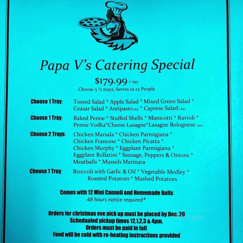 Papa V's Chicken, Pizza and Ribs - Brick, NJ