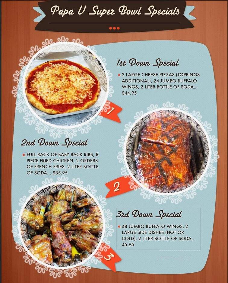 Papa V's Chicken, Pizza and Ribs - Brick, NJ