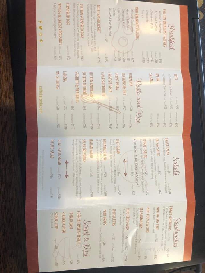 Caffe Latte Da - Harahan, LA menu_pic