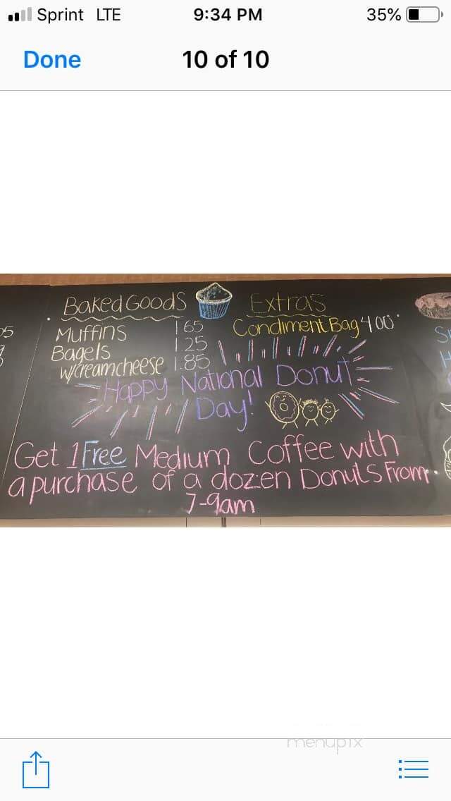 Donut Connection - Shakopee, MN menu_pic