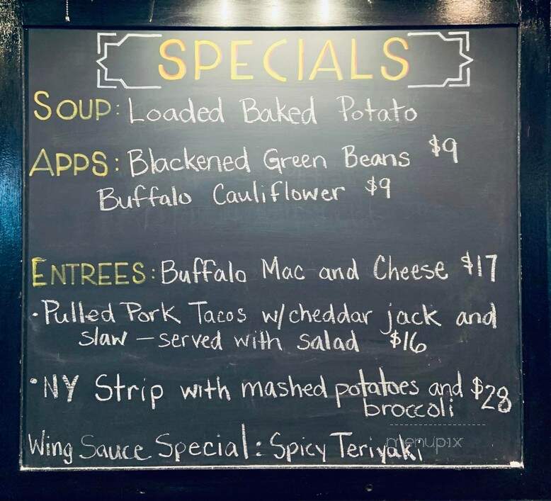 Charlie O's Hometown Bar and Grill - Red Hook, NY menu_pic