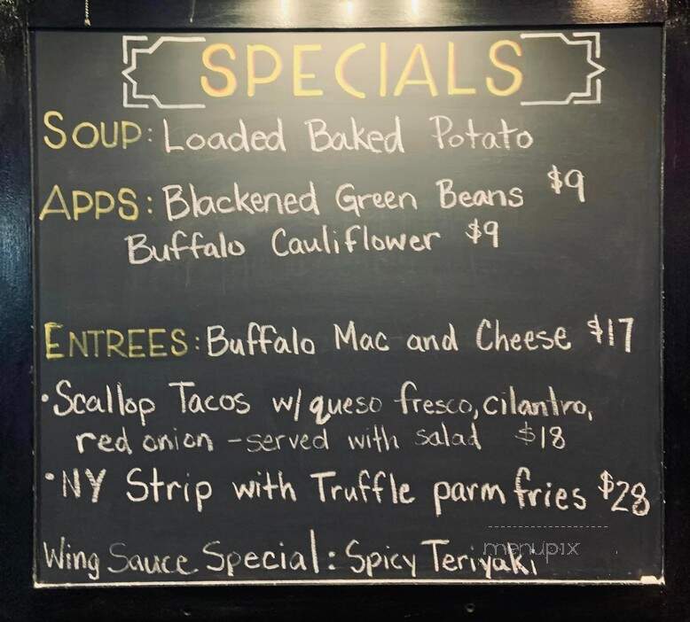 Charlie O's Hometown Bar and Grill - Red Hook, NY menu_pic