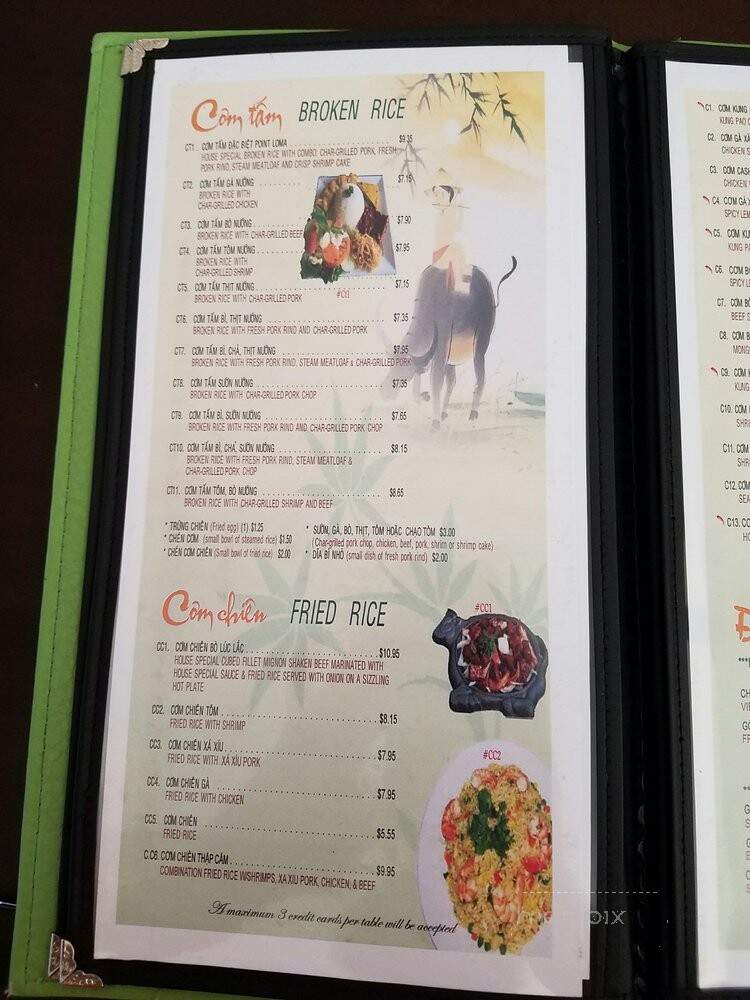 Pho Point Loma & Grill Restaurant - San Diego, CA menu_pic