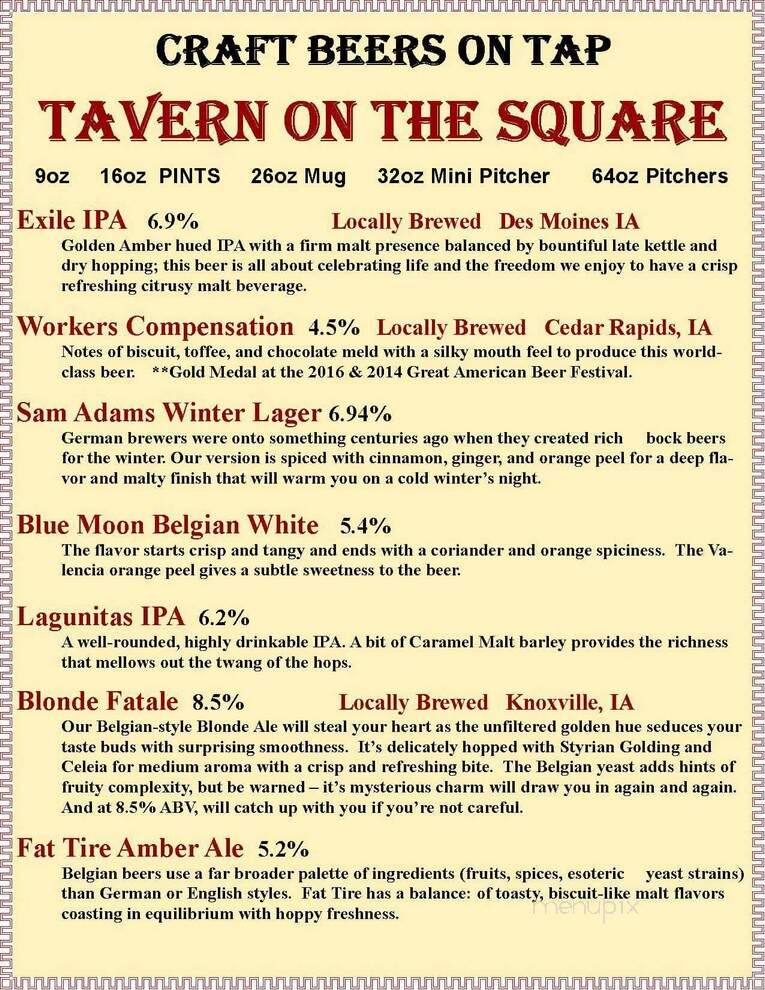 Tavern On The Square - Tipton, IA