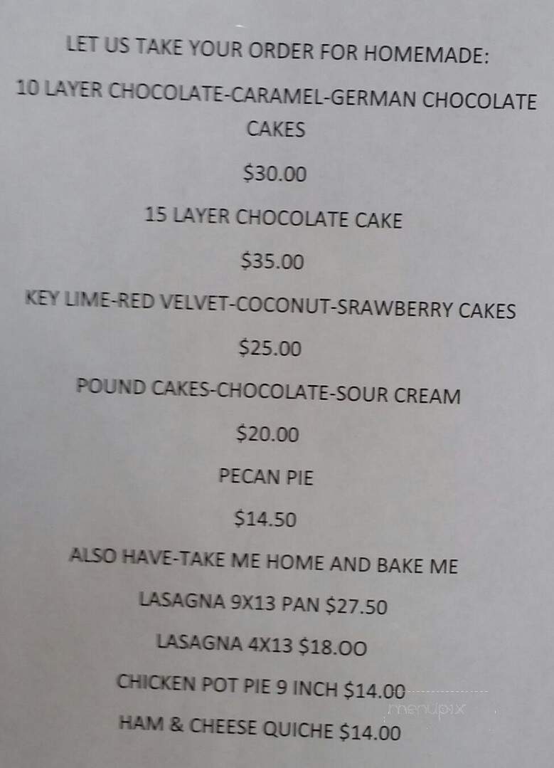 Chicken Delite - Ocilla, GA menu_pic