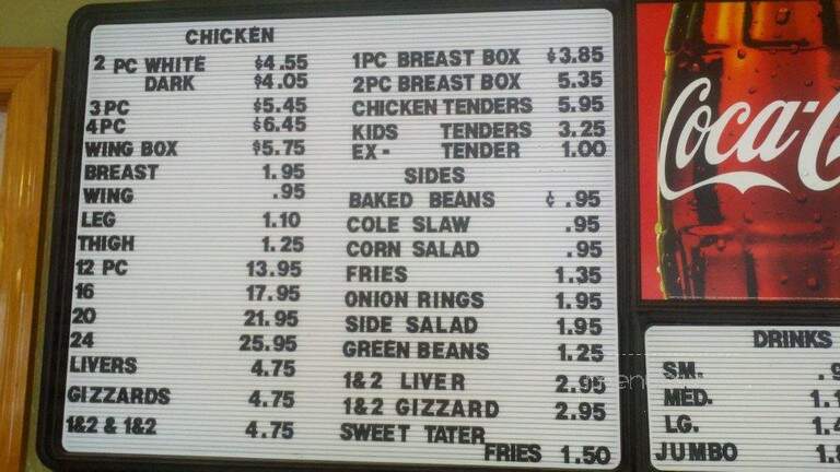 Chicken Delite - Ocilla, GA menu_pic