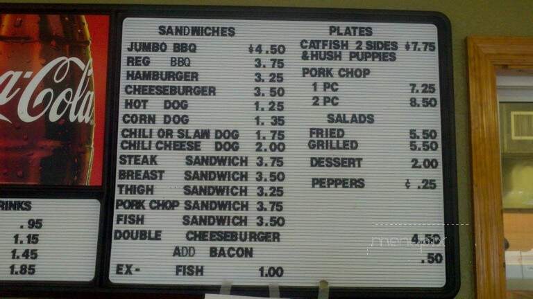 Chicken Delite - Ocilla, GA menu_pic